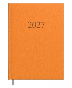 Kalendorius MANAGER A5, 2027m oranžinės spalvos, PU