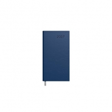 Kalendorius MIDI , 90 x 167 mm, PU, tamsiai mėlyna 2027