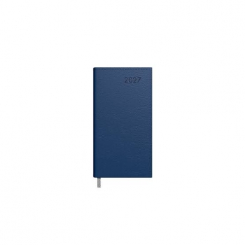 Kalendorius MIDI , 90 x 167 mm, PU, tamsiai mėlyna 2027