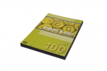 Spalvotas popierius A4 80grm2 100lapų juoda spalva KRESKA
