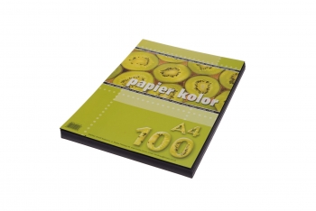 Spalvotas popierius A4 80grm2 100lapų juoda spalva KRESKA