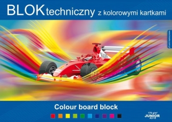 Spalvotas kartonas dvipusis A4 170gm2 10lapų KRESKA