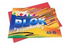 Popierius spalvotas dvipusisi A3 16lapų 8spalvos 80grm2 KRESKA
