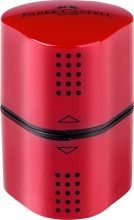 Drožtukas Faber Castell Grip 2001, su konteineriu raudonos arba mėlynos spalvos