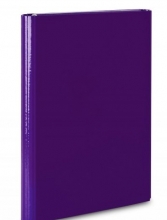 Dėklas kartoninis A4 su lipdukais 40mm, violetinės spalvos