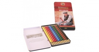 Akvareliniai spalvoti pieštukai menininkams 12 sp. Koh-I-Noor
