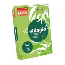 Spalvotas popierius REY ADAGIO 16,A4, 80g. 500 lapų pavasario žalia