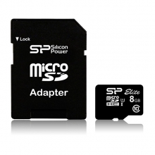 Atminties kortelė SILICON POWER 8GB MICRO SDHC UHS-I Class 10