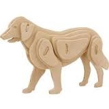 Dėlionė 3D medinė Šuniukas