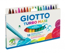 Flomasteriai GIOTTO turbo MAXI Color 18sp. FILA