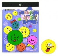 Bloknotas A5 su lipdukais Nr. YL-5 MIX SMILE, 5 lapai