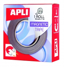 Juosta lipni magnetinė 19mmx1m APLI, juoda