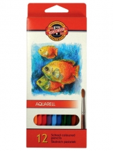 Akvareliniai pieštukai 12 spalvų KOH-I-NOOR