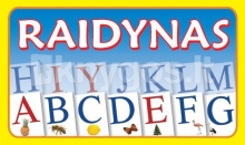 Raidynas, 70 raidžių su iliustracijomis, rinkinys dėžutėje