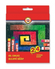 Pastelė aliejinė 24 spalvos