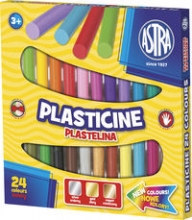 Plastilinas 24 spalvų Astra