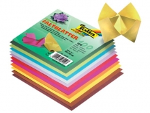 Origami popierius įvairių spalvų 20*20cm, 100vnt, FOLIA
