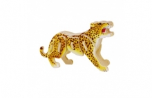 Dėlionė 3D medinė spalvota, Leopardas