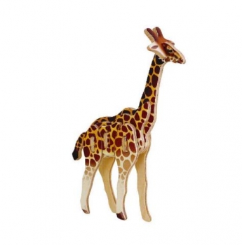 Dėlionė 3D medinė sp.Žirafa