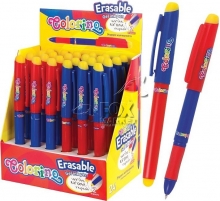 Gelinis rašiklis COLORINO ERASABLE, asorti