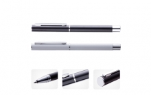 Gelinis rašiklis C. Metalic 0.5mm juodas, korpusas juodas, baltas