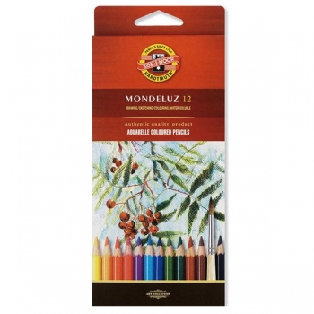 Pieštukai akvareliniai 12 spalvų 