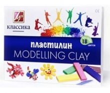 Plastilinas 18 spalvų 