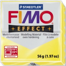 Modeliavimo masė FIMO Effect, 57 g. permatoma geltona nr.104