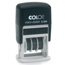 Antspaudo korpusas COLOP Mini Dater S160 juodos spalvos