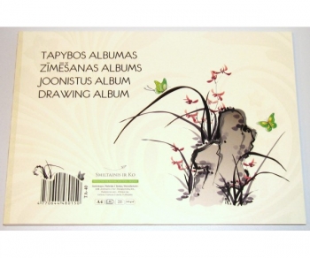 Tapybos albumas A4 150gsm, 40 lapų