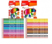 Spalvoti pieštukai Deli 12 spalvų Color Emotion