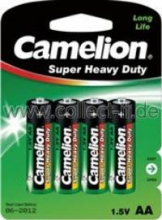 Baterija Camelion Super Heavy Duty AA (R06) žali 1VNT