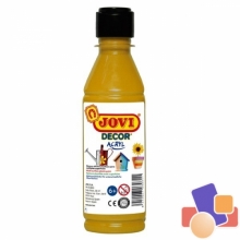 Akriliniai dažai JOVI 250 ml, aukso spalvos