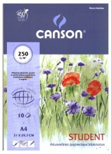 Piešimo albumas akvarelei Canson A4 250g