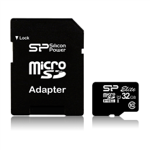 Atminties kortelė  SILICON POWER 16GB MICRO SDHC su adapteriu  Class 10