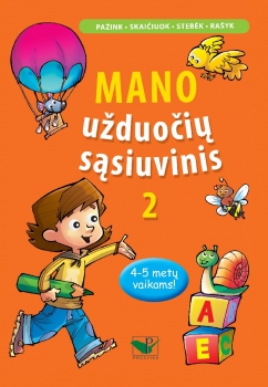 Mano užduočių sąsiuvinis 2 dalis 4-5 metų