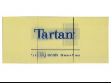 Lipnūs lapeliai TARTAN 38x51mm geltonos sp.