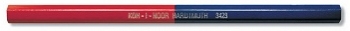 Pieštukas JUMBO dvispalvis mėlynas-raudonas Koh-I-Noor