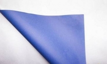 Tissue popierius Cartotecnica Rossi, 24 lapai 50*76 cm; metalizuotas, sidabrinis-mėlynas