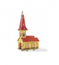 Dėlionė 3D medinė, Norvegų bažnyčia