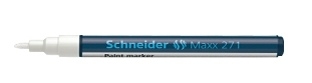 Lako žymeklis permamentinis Maxx 271 baltas, 1-2mm, Schneider