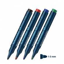 Žymeklis permanentinis Schneider MAXX 130 raudonas 1-3 mm