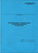 Darbuotojų saugos ir sveikatos įvadinių instruktavimų registracijos žurnalas A4