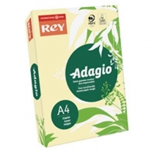 Spalvotas popierius REY ADAGIO 03, A4, 160 g.m2, 250 lapų, pastelinė geltona