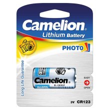 Baterija Camelion CR123A lithium