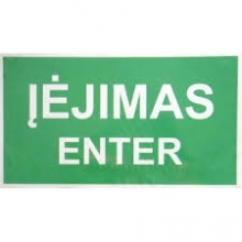 Lipdukas ,, ĮĖJIMAS''100 x180 mm