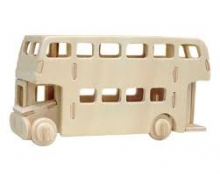 Dėlionė 3D medinė Autobusas