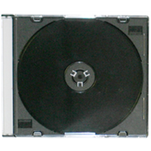Dėžutė CD Slim Box juoda 5,2 mm