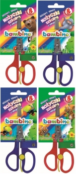 Vaikiškos žirklės bukais galais Bambino,kairiarankiams