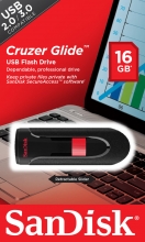 Atmintinė SandDisk 16GB USB2,0 Flash Drive Cruzer Glide